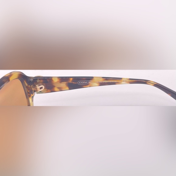 Coach HC8015 Tortoise Oval Sunglasses Frames Only - Picture 7 of 8